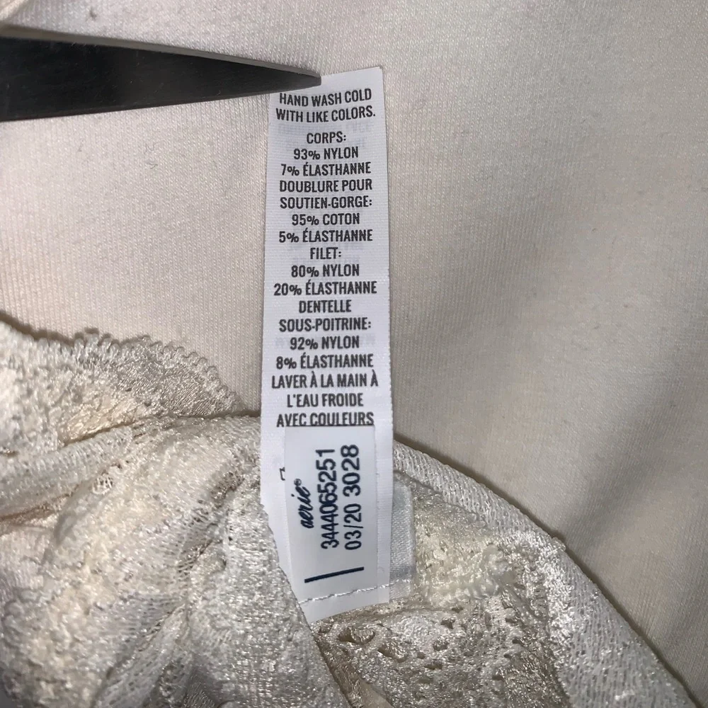 Aerie Racerback Lace Bralette with Padding Size L